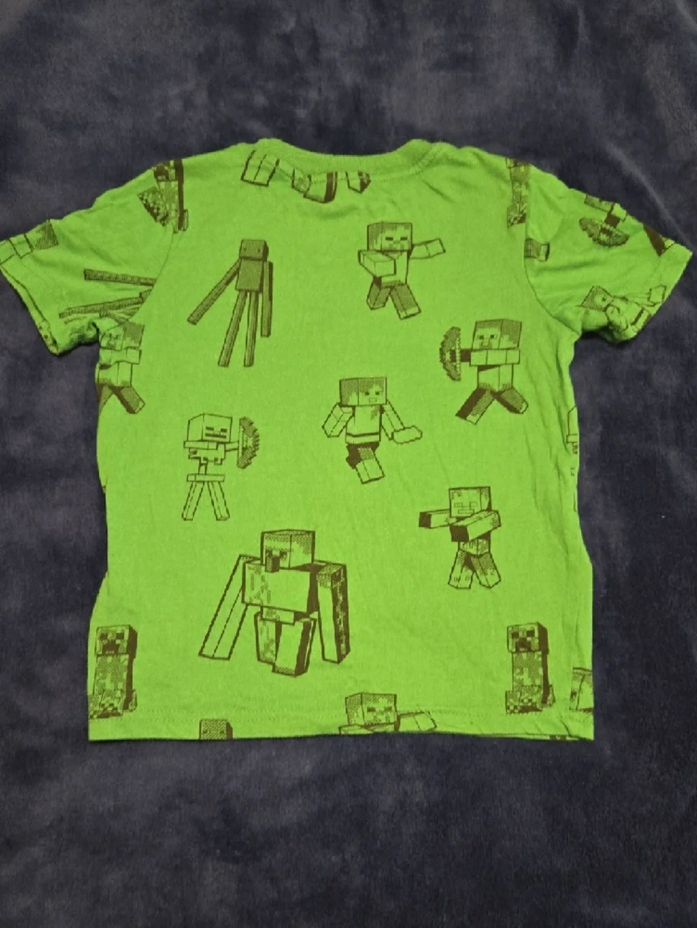 Kids' Green Minecraft Graphic Tee